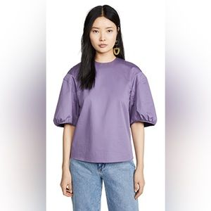 TIBI Balloon Sleeve Eco Poplin - NWT